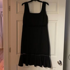 Black dress with cutouts